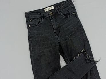 jeansy woskowane damskie: Queen Hearts, Jeans for women, size XS — 2