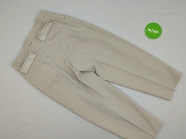 marynarka beżowa stradivarius: Zara, Spodnie materiałowe damskie, M — 3