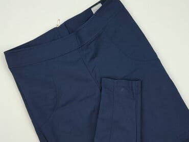 zara woskowane spodnie: Material trousers for women, size L (EU 40) — 1