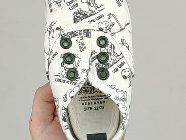 skarpetki z napisami dla dzieci: Trampki Reserved, 22, Nowy — 5