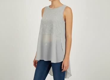 bluzki basic długi rękaw: Tu, Tunika damska, rozmiar S — 7