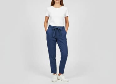 marks and spencer tops: M&S Collection, Spodnie materiałowe damskie, rozmiar M — 6