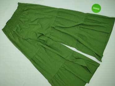 legginsy wzorzyste: Spodnie materiałowe damskie, L — 3