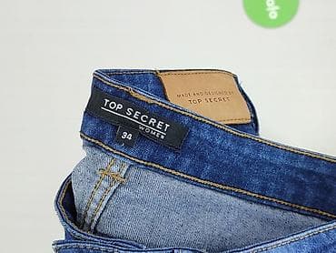stringi bezszwowe h: Top Secret, Jeansy damskie, rozmiar XS — 4