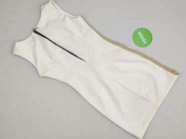 klapki kremowe: Sukienka damska, rozmiar S — 3