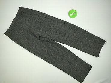 pull on trousers h: Spodnie materiałowe damskie, rozmiar L — 3