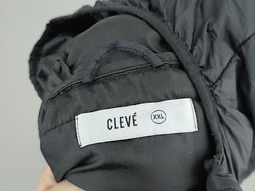 botki nessi: Męska pikowana kurtka z kapturem CLEVE, rozmiar XXL - Typ: lekka — 4