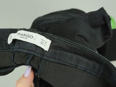 jakie rajstopy do srebrnej sukienki: Mango, Material trousers for women, size M (EU 38) — 5