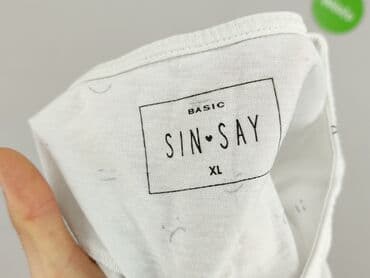 koszulka z napisem dzik: Sinsay, T-shirt damski, rozmiar XL — 4