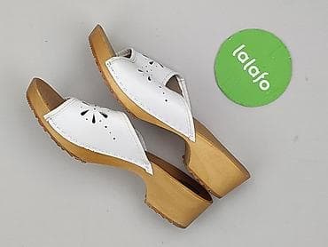 buty folk: Klapki damskie, rozmiar 40 — 5