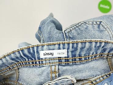 cat skarpety: Spodnie jeansowe, Sinsay, 5-6 lat, 116, stan - Bardzo dobry — 4