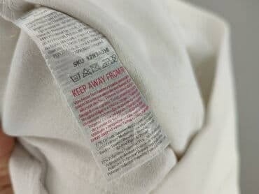 biale szerokie jeansy: Beloved, Spodnie materiałowe damskie, rozmiar L — 5