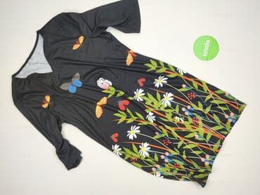 sukienka w motyle damska: Sukienka damska, rozmiar 2XL — 4