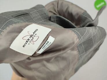 kurtka skórzana river island: River Island, Marynarka dla mężczyzn, rozmiar M — 5