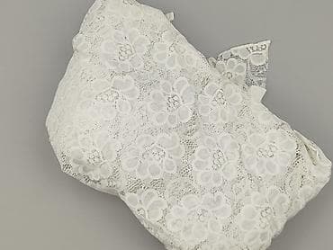 wojan pościel: Biała koronka materiałowa – gipiura w kwiaty - Kolor: biały/śnieżny - — 1