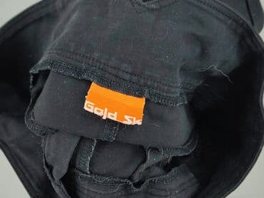 czarne szorty damskie z wysokim stanem: Gold SK, Szorty damskie, rozmiar M — 5