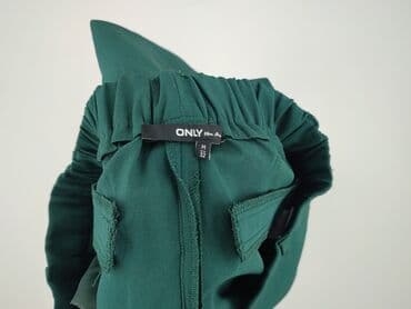 legginsy z suwakiem: ONLY, Material trousers for women, M — 4