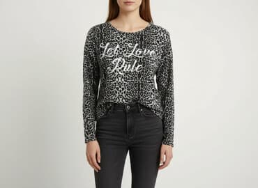 sweter panterka: Bluzka damska, rozmiar S — 6