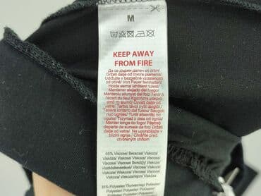 czarne luźne sukienki: Spodnie materiałowe damskie, rozmiar M — 4