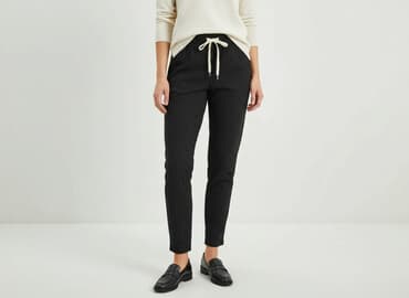 h m spodnie z rozszerzanymi nogawkami: H&M, Spodnie materiałowe damskie, rozmiar S — 1