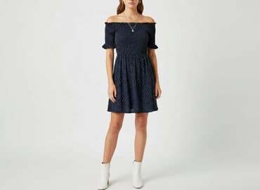 czerwone sukienki w groszki: C&A, Sukienka damska, rozmiar L — 7