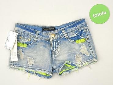bluzki denim: Denim, Szorty damskie, rozmiar XS — 2