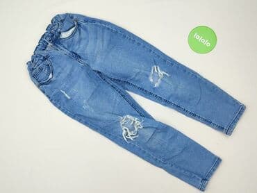 spodnie z dziurami dla dzieci h m: Jeans, Destination, 10 years, 140, condition - Very good — 2