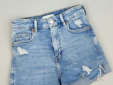 hm krótkie spodenki dzins low waist: H&M, Szorty damskie, rozmiar XS — 1