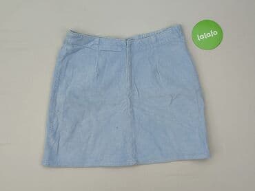 niebieska spódnice plisowane: Oasis, Spódnica damska, M — 3
