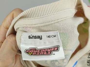 podkoszulki 98: Sweatshirt, Sinsay, 10 years, 134-140 cm, condition - Very good — 4