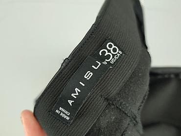 Women: Amisu, Leggings Eco-leather for women, size M — 4