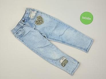 bluzka czarna basic: Spodnie jeansowe, Kiki & Koko, 3-4 lat, 104, stan - Bardzo dobry — 2