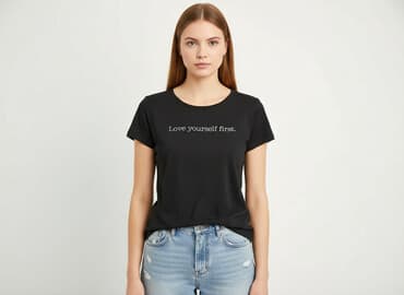 amisu t shirt: Amisu, T-shirt damski, rozmiar M — 1