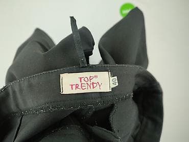 bluza top: TOP Trends, Spodnie materiałowe damskie, rozmiar L — 4
