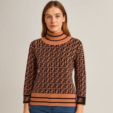 ubrania fendt: Fendi, Sweter damski, rozmiar S — 1