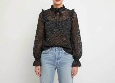 bluzka w panterkę stradivarius: Stradivarius, Bluzka damska, rozmiar S — 1