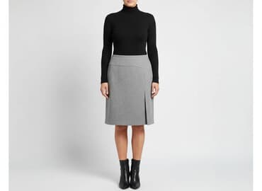 plisowane spódnice szara: Spódnica damska, rozmiar XL — 7