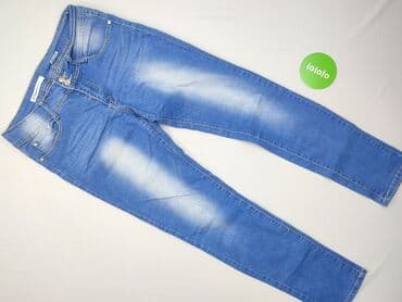 czerwone jeansy damskie: Re-Dress, Jeansy damskie, rozmiar M — 2