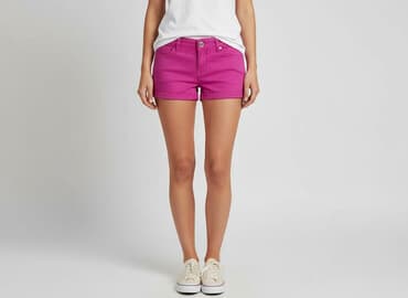 krótkie spodenki różowe: Tally Weijl, Szorty damskie, rozmiar S — 6