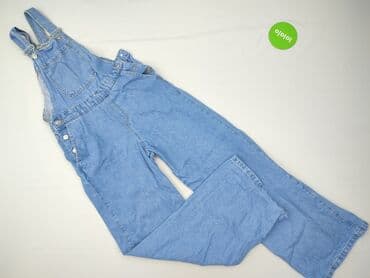 jeansowe ogrodniczki damskie: Ogrodniczki damskie, rozmiar XS — 2