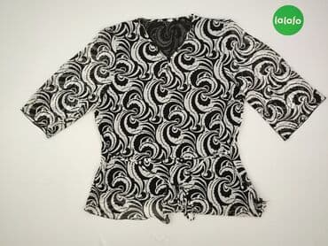 eleganckie bluzki plus size allegro: Women's blouse, size 5XL (EU 50) — 2