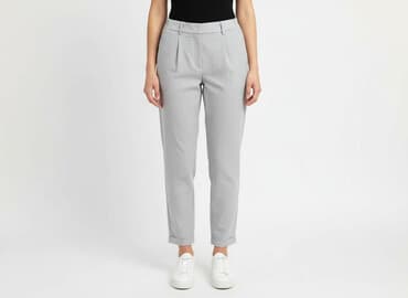 bershka spodnie brazowe: Bershka, Spodnie materiałowe damskie, rozmiar XS — 6