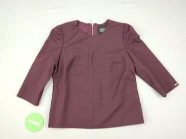 srebrna marynarka damska: SIMPLE, Bluzka damska, rozmiar L — 2