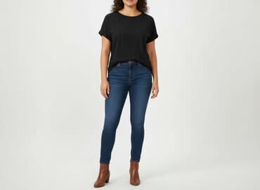 t shirty damskie oversize czarne: Women`s T-shirt, size 2XL — 1