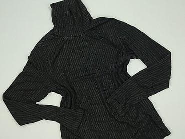 czarny sweter oversize: Reserved, Golf damski, rozmiar XL — 1