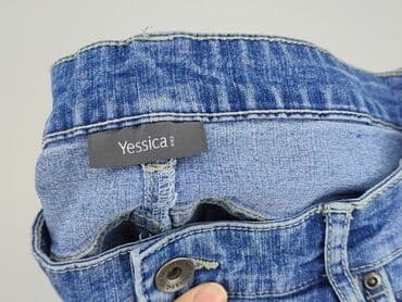 biała spódnice jeansowe: Yessica, Spódnica damska, rozmiar XL — 4