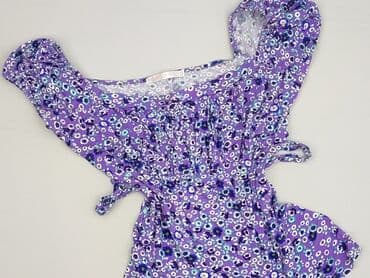 koszulka z tiulem: Terranova, Bluzka damska, L — 1