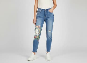 mom jeans fit zara: Zara, Jeansy damskie, rozmiar XS — 7