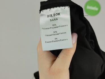 eleganckie czarne krótkie spodenki damskie: Bik Bok, Szorty damskie, rozmiar S — 5