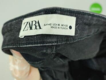 woskowane legginsy z wysokim stanem zara: Zara, Jeansy damskie, XL — 4